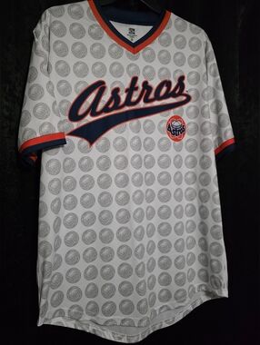 Houston Astros  1977-1993 Logo Relax Fit Jersey Tee MENS Large MLB